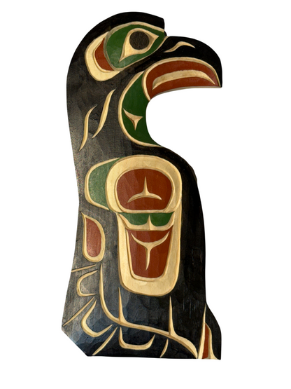 Wooden Plaque - Pine - Raven