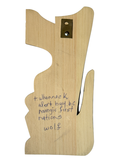 Wooden Plaque - Pine - Wolf