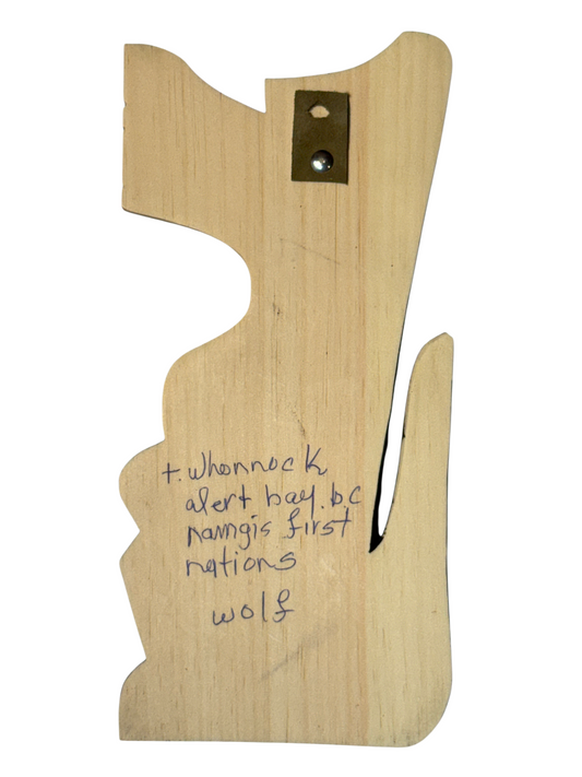 Wooden Plaque - Pine - Wolf