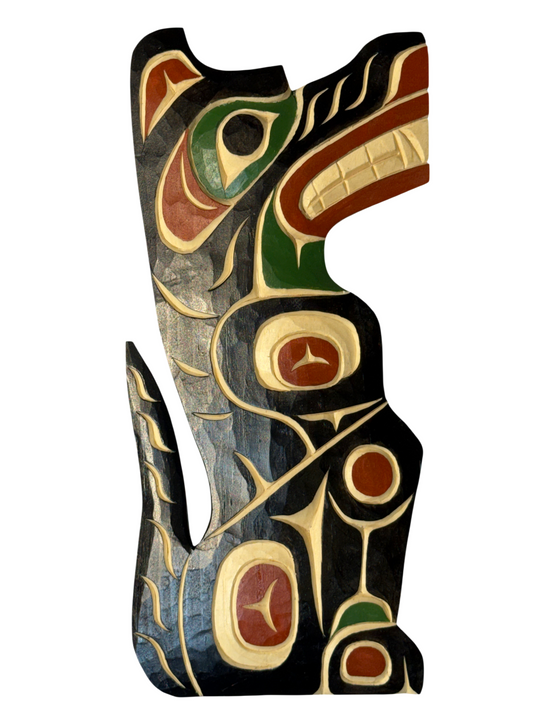 Wooden Plaque - Pine - Wolf