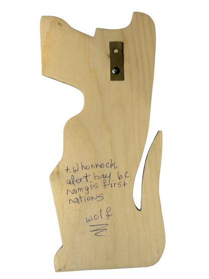 Wooden Plaque - Pine - Wolf