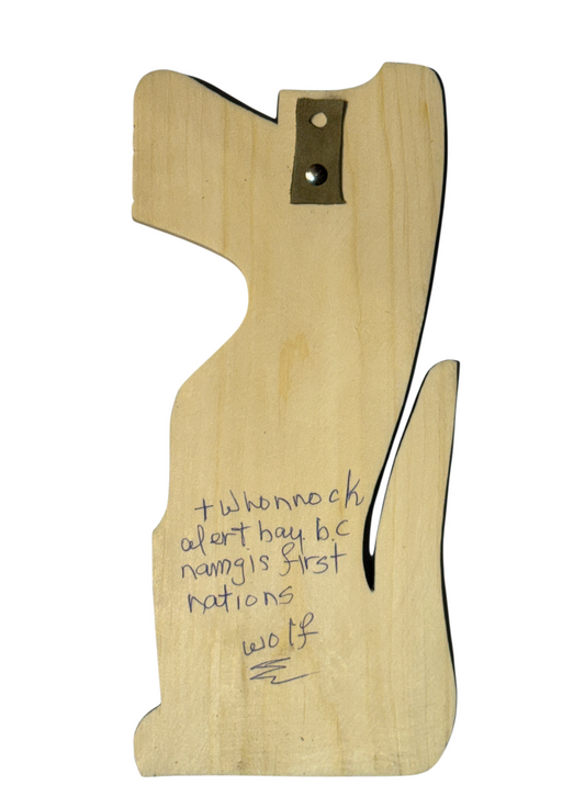 Wooden Plaque - Pine - Wolf