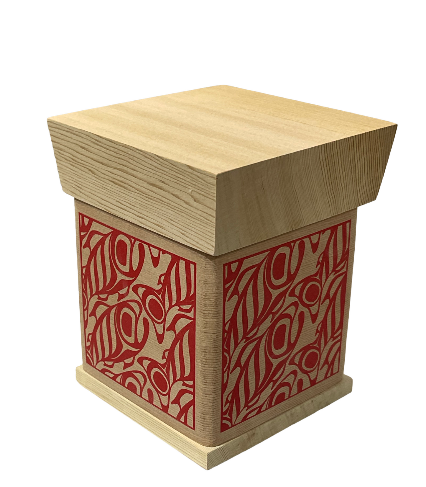 Bentwood Box - Salmon - Natural