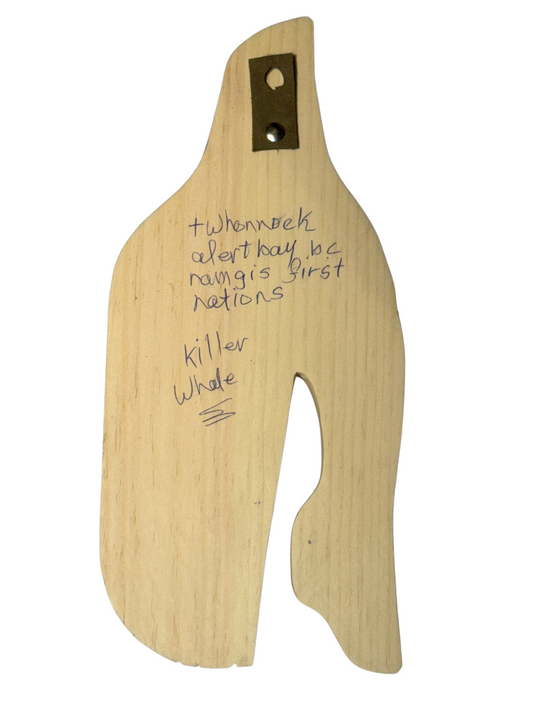 Wooden Plaque - Pine - Orca