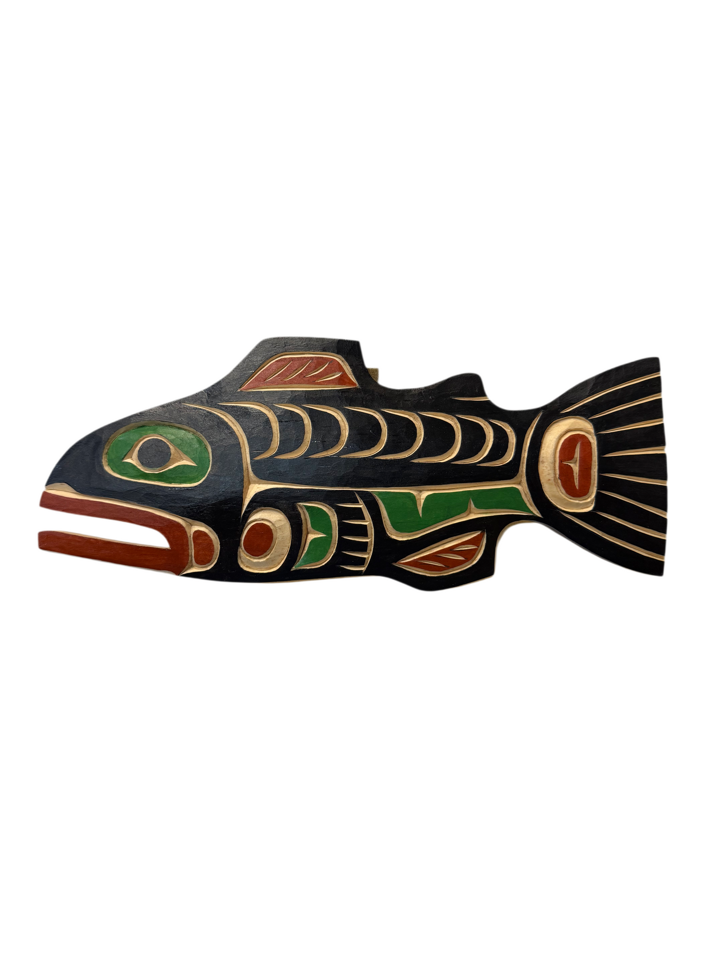 Wooden Plaque - Pine - Salmon