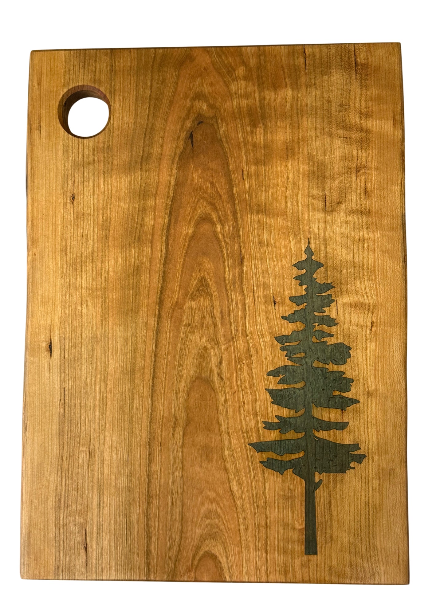 Serving Board - Cherry Wood - Live Edge - Sitka