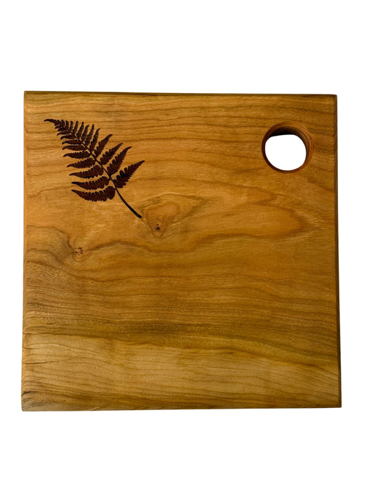 Serving Board - Cherry Wood - Ferns