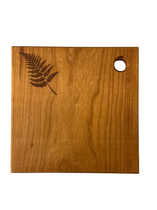 Serving Board - Cherry Wood - Ferns