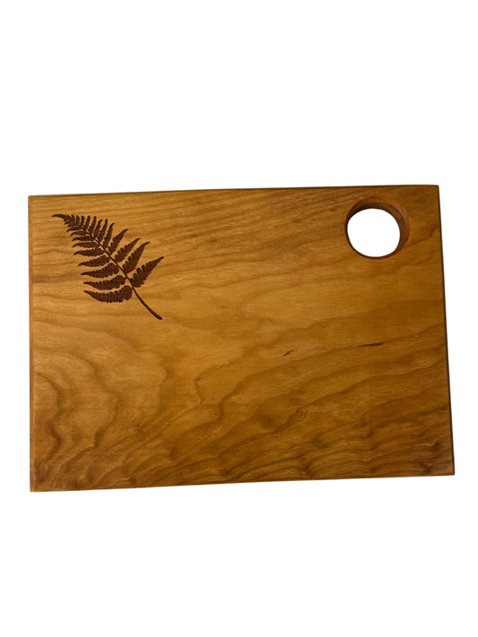 Serving Board - Cherry Wood - Ferns