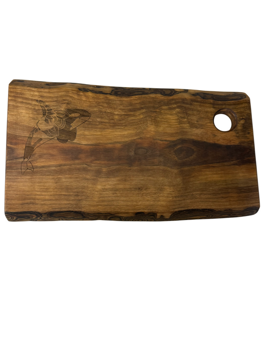Serving Board - Walnut - Live Edge - Orca