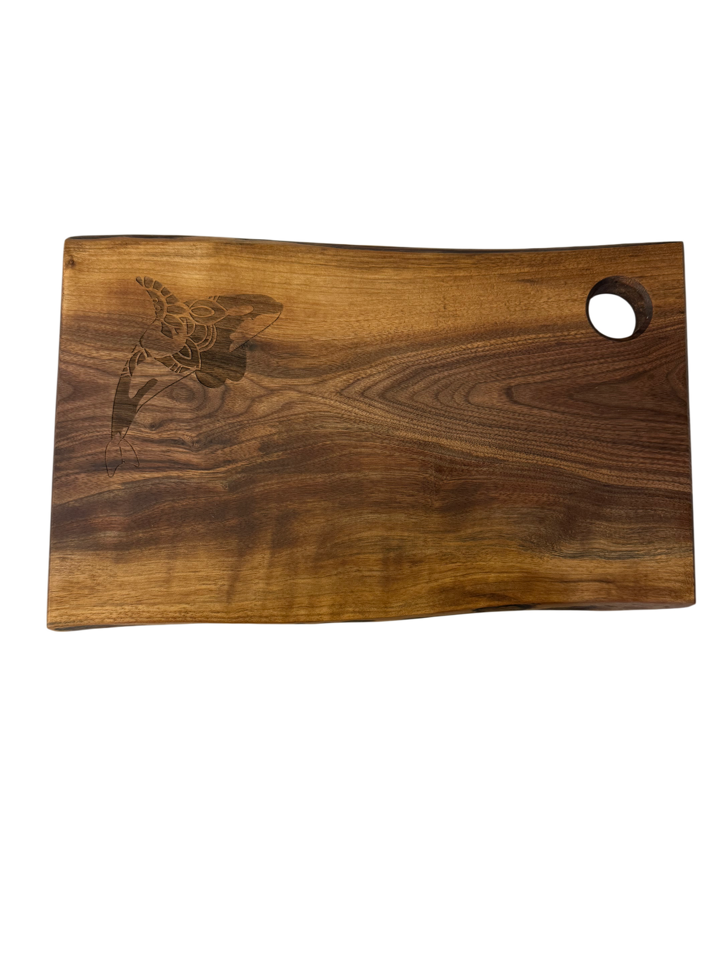 Serving Board - Walnut - Live Edge - Orca