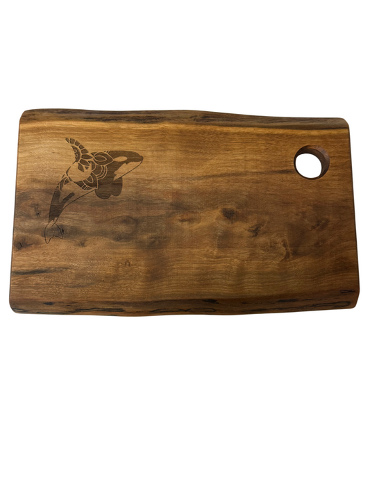 Serving Board - Walnut - Live Edge - Orca