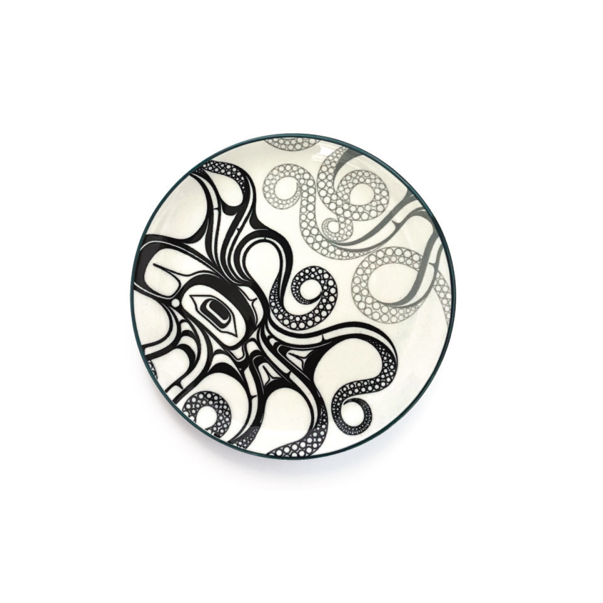 Plate - Porcelain - Octopus (Nuu)