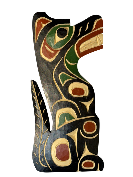 Wooden Plaque - Pine - Wolf