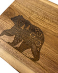 Serving Board - Canadian Walnut - Flower Bear