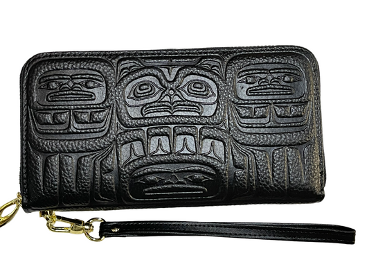 Wallet - Leather - Black - Spirit Eagle