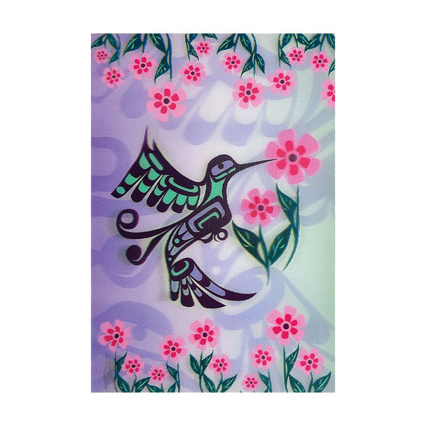 3D Lenticular Postcard - Hummingbird