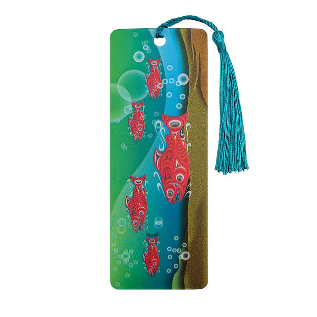 3D Lenticular Bookmark - Coho Salmon