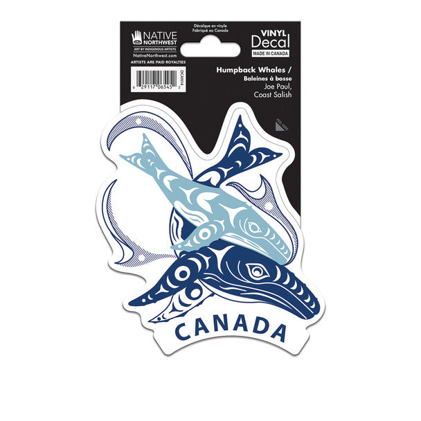 Decal - Humpback Whales (Canada)