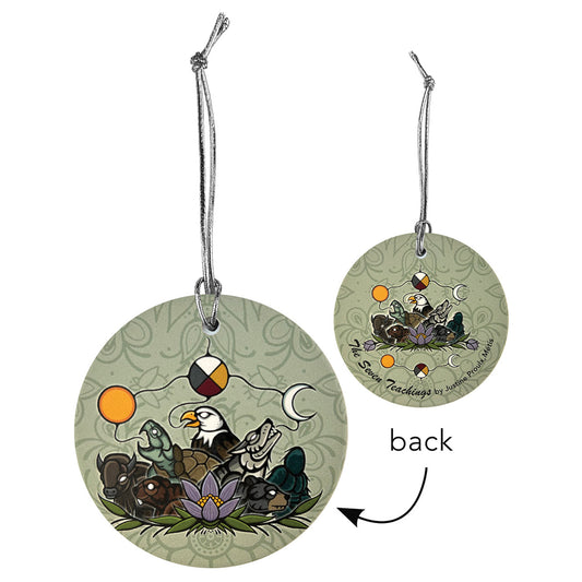 Ornament - Ceramic - Flat - Seven Teachings