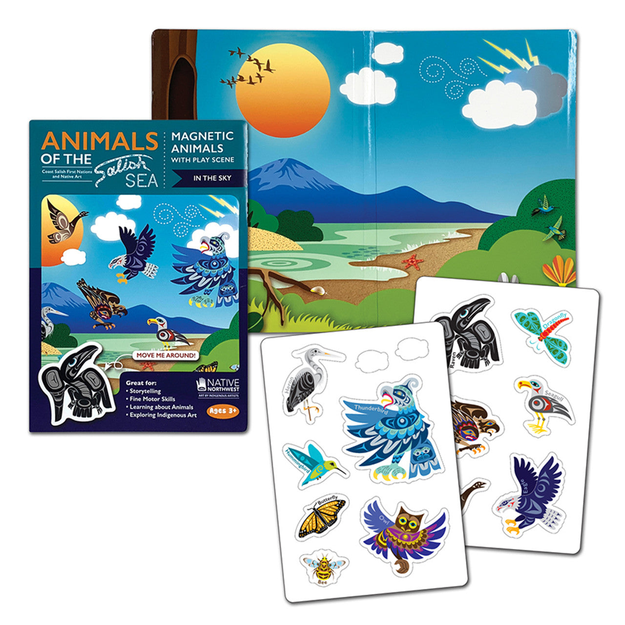 Playset - Magnetic - Animals in the Sky