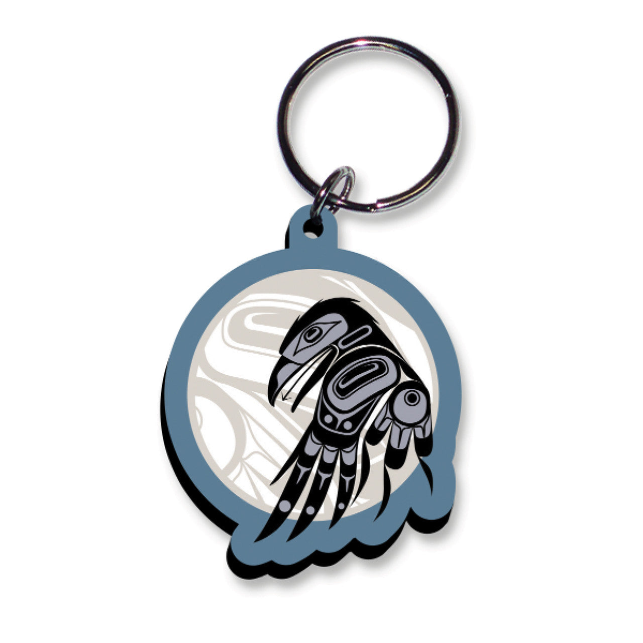 Keychain - Acrylic - Raven Moon