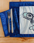 Placemats - Woven - Set of 2 - Feather