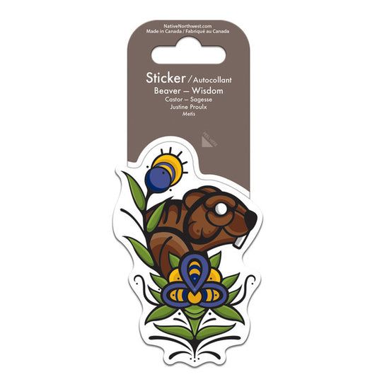 Sticker - Vinyl - Beaver - Wisdom