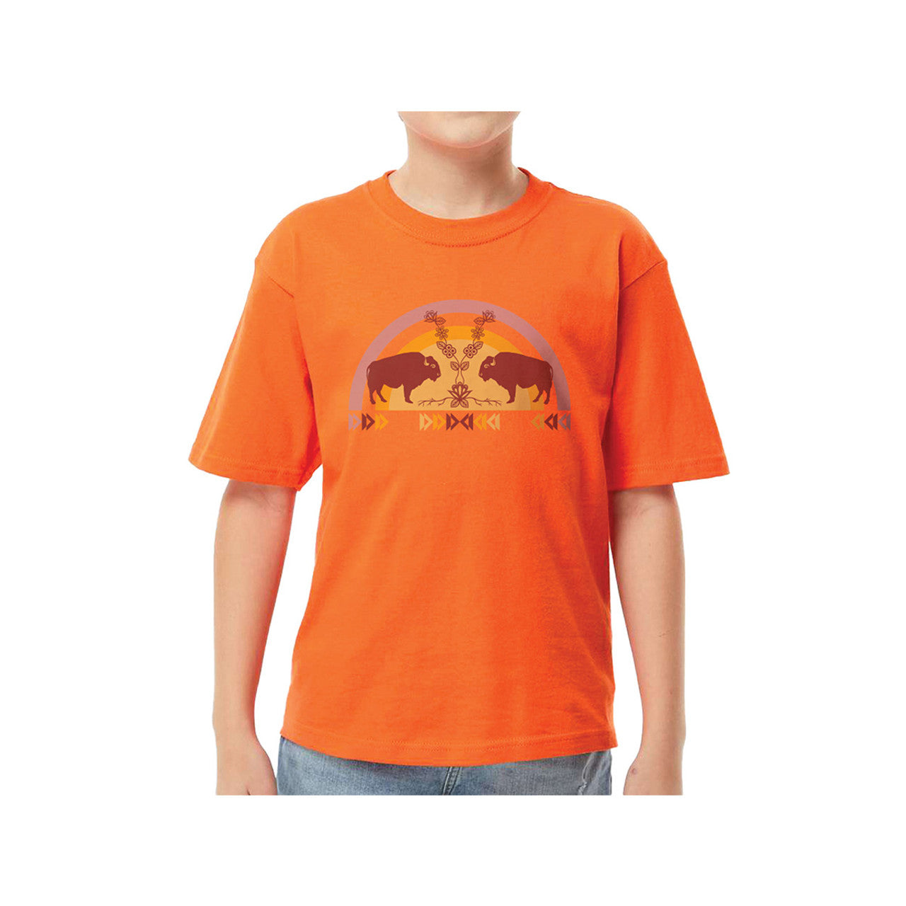 T-shirt - Kids&#39; - Buffaloes (MashkodeBiizhikina)
