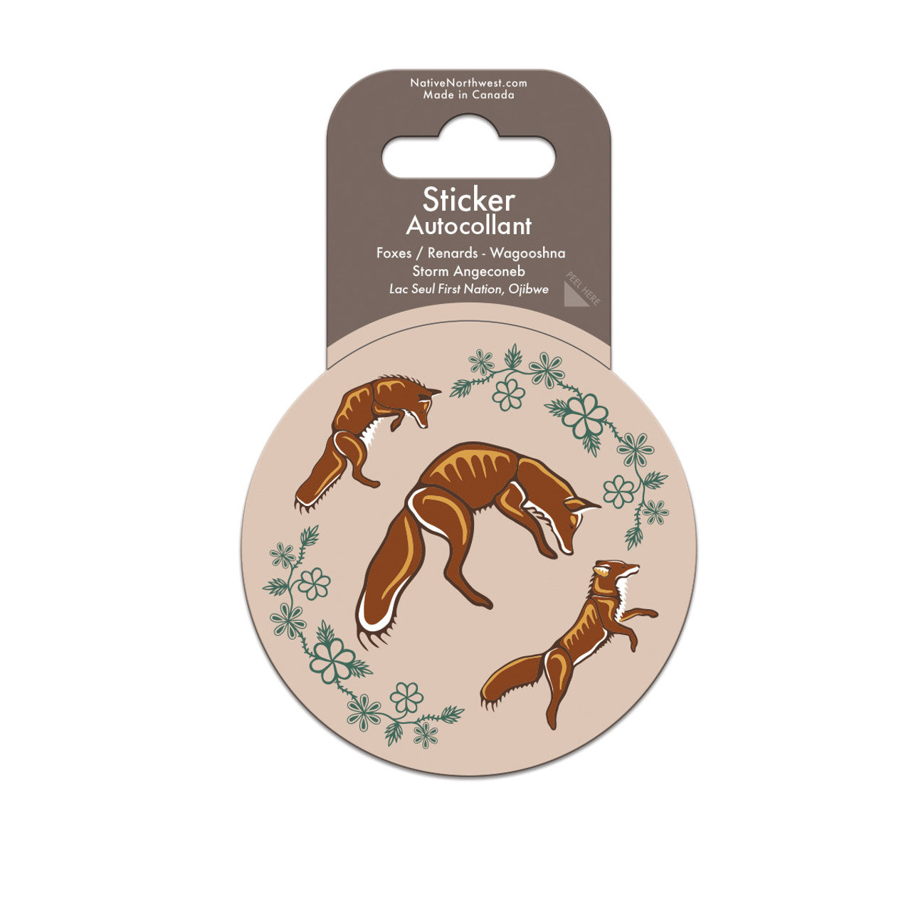 Sticker - Vinyl - Foxes (Wagooshna)
