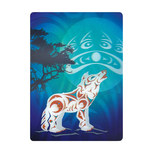 Magnet - 3D Lenticular - Howling Wolf