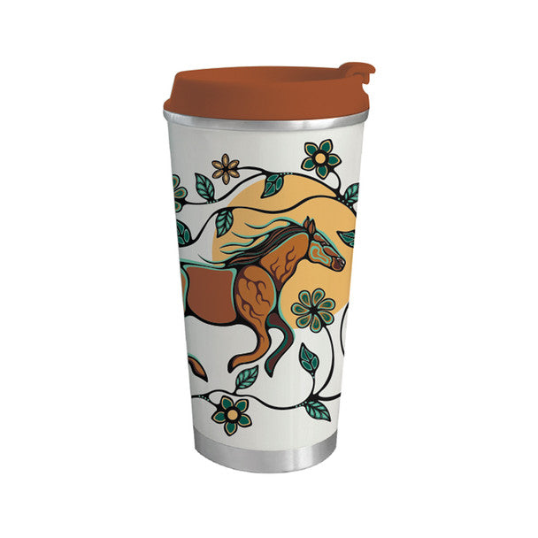 Travel Mug - Horse (Bebezhigooganzhii)