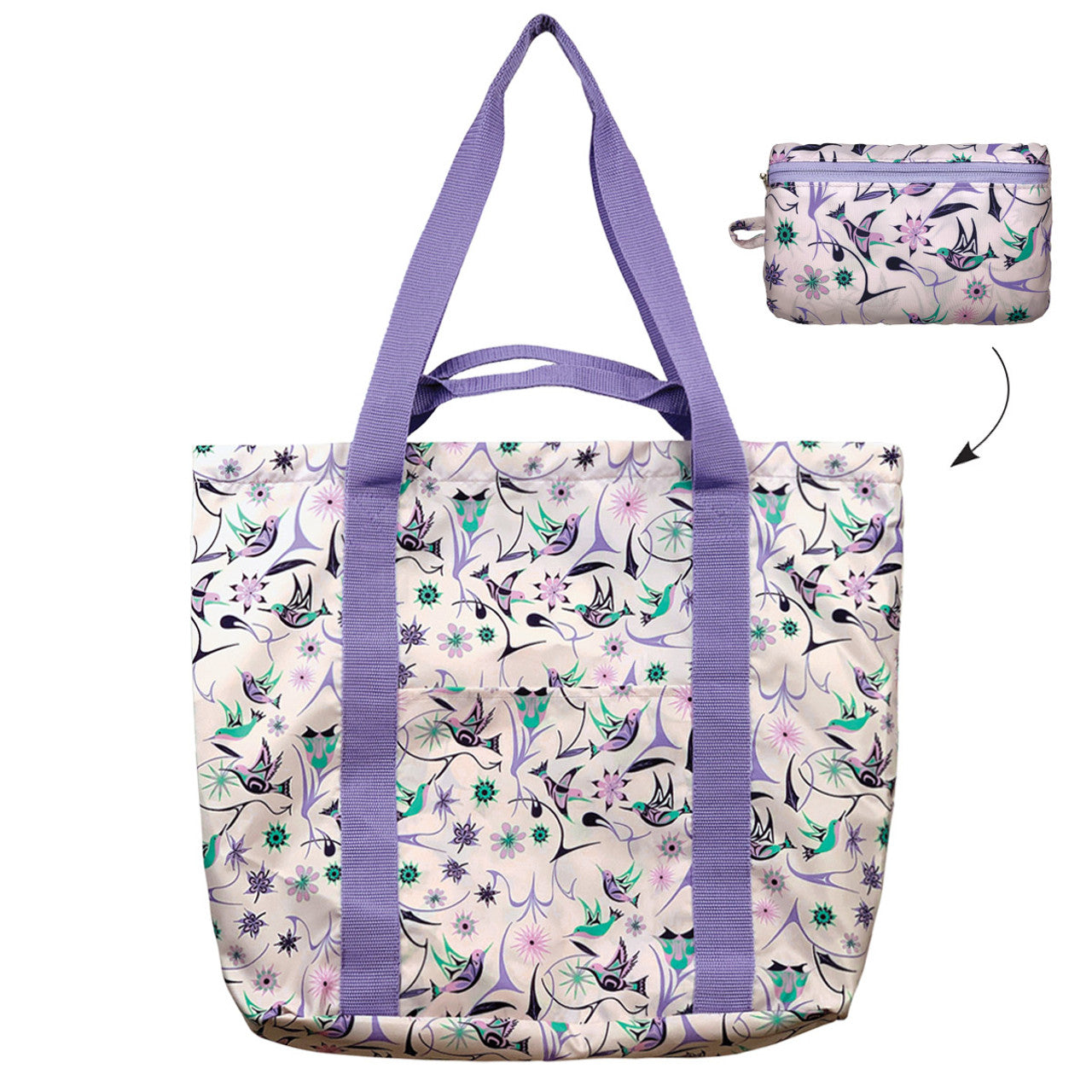 Tote - Packable - Hummingbirds