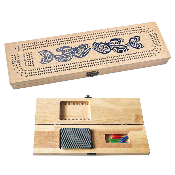 Cribbage Board - Killer Whale