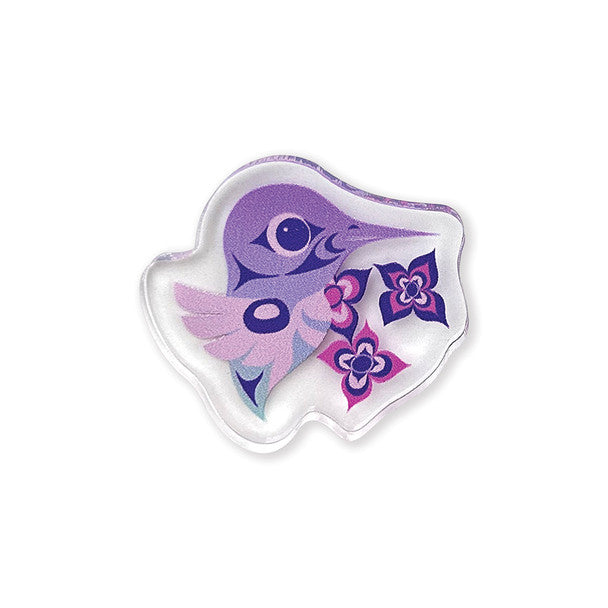Acrylic Pin - *Young Hummingbird