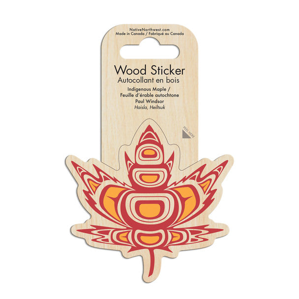 Sticker - Wood - Indigenous Maple