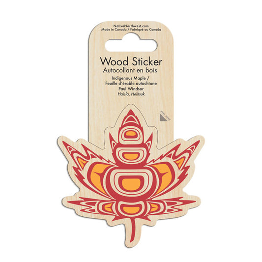 Sticker - Wood - Indigenous Maple