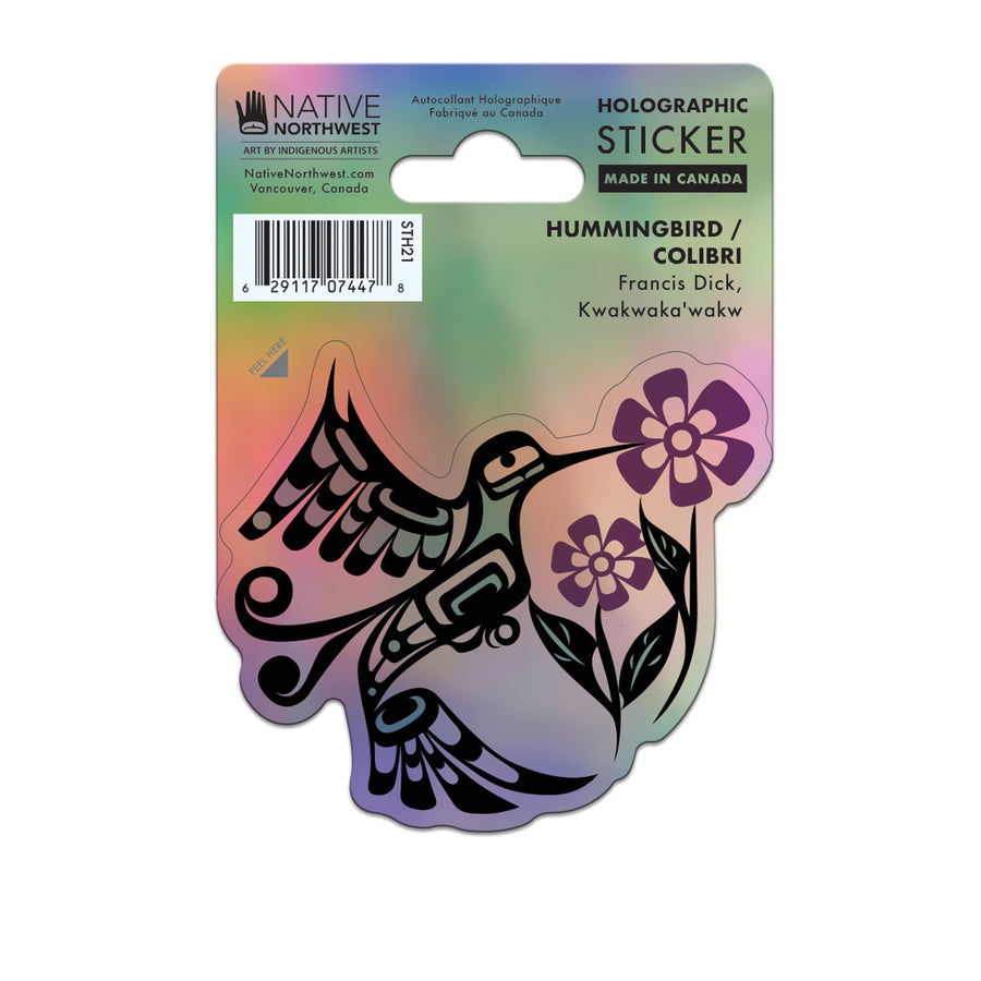 Sticker - Holographic - Hummingbird