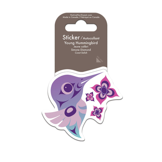 Sticker - Vinyl - Young Hummingbird