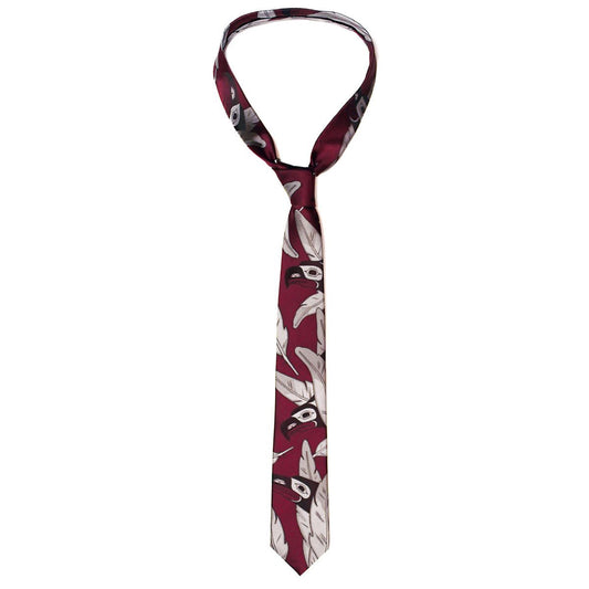 Tie - Raven & Eagle Feathers