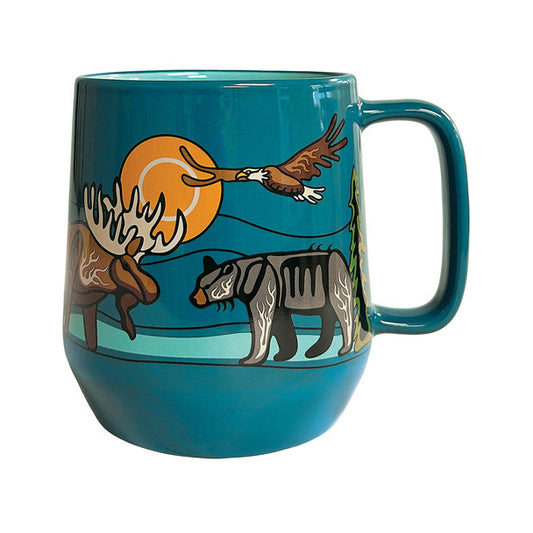 Mug - Ceramic - Big - 20oz - All My Relatives (Indinawemaaganidag)