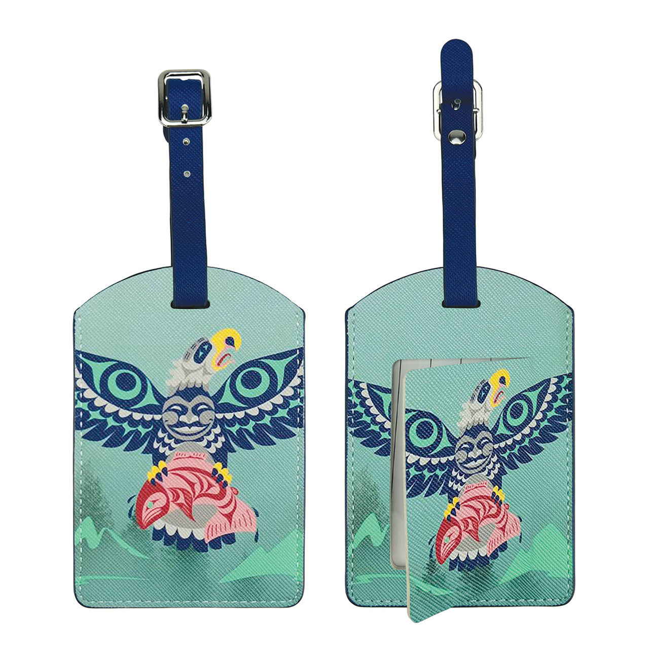 Luggage Tag - Eagle Salmon