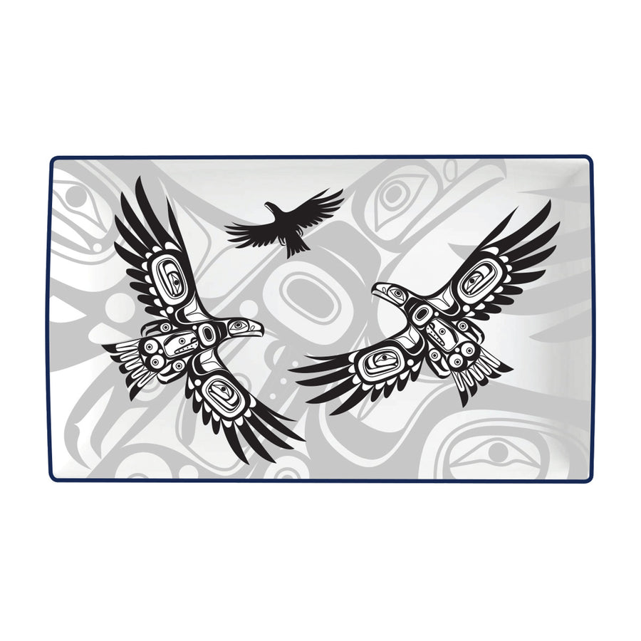 Platter - Ceramic - Rectangle - Soaring Eagle