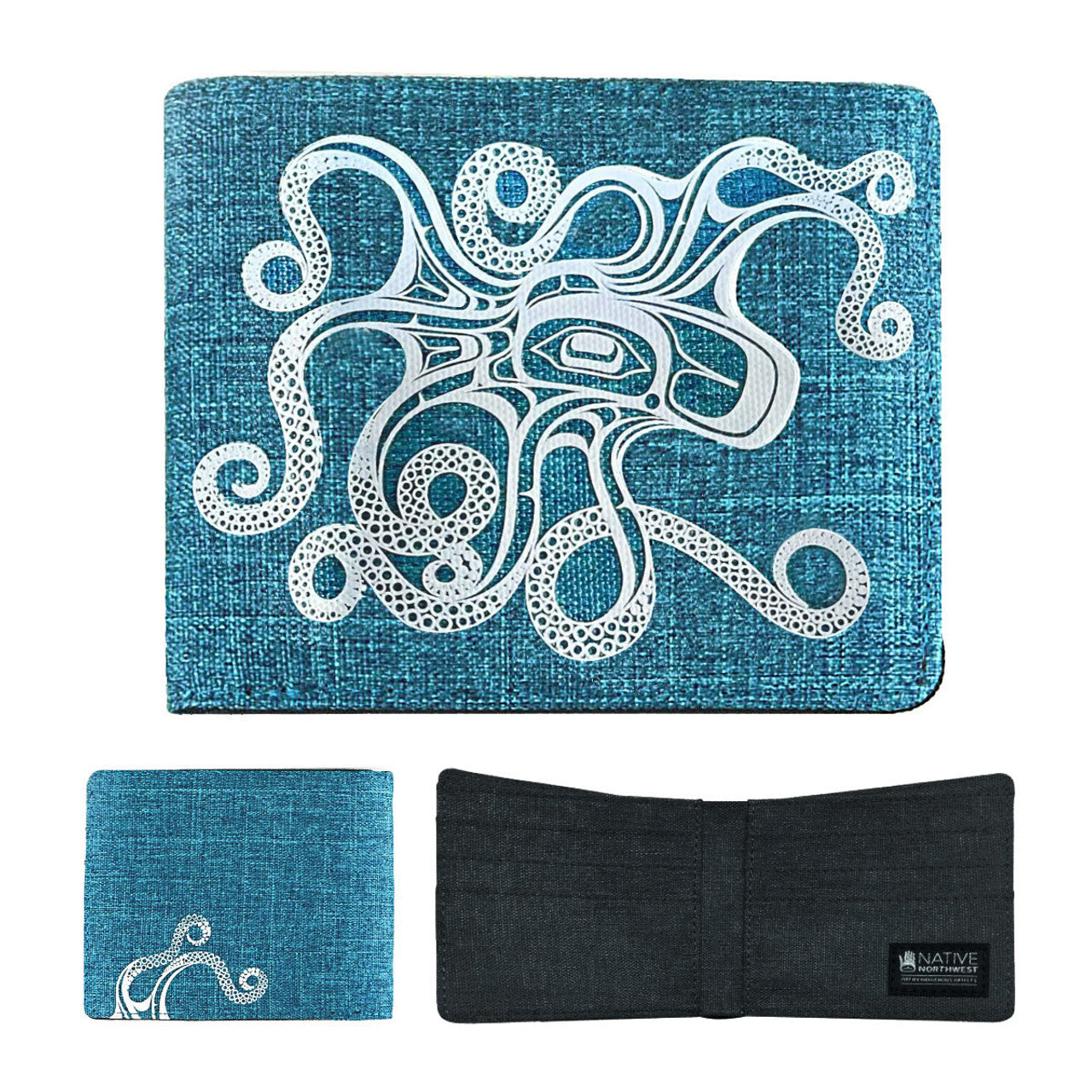 Wallet - Crosshatch - Octopus (Nuu)