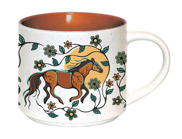 Mug - Ceramic - Horse (Bebezhigooganzhii)