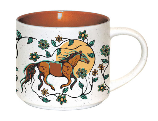 Mug - Ceramic - Horse (Bebezhigooganzhii)