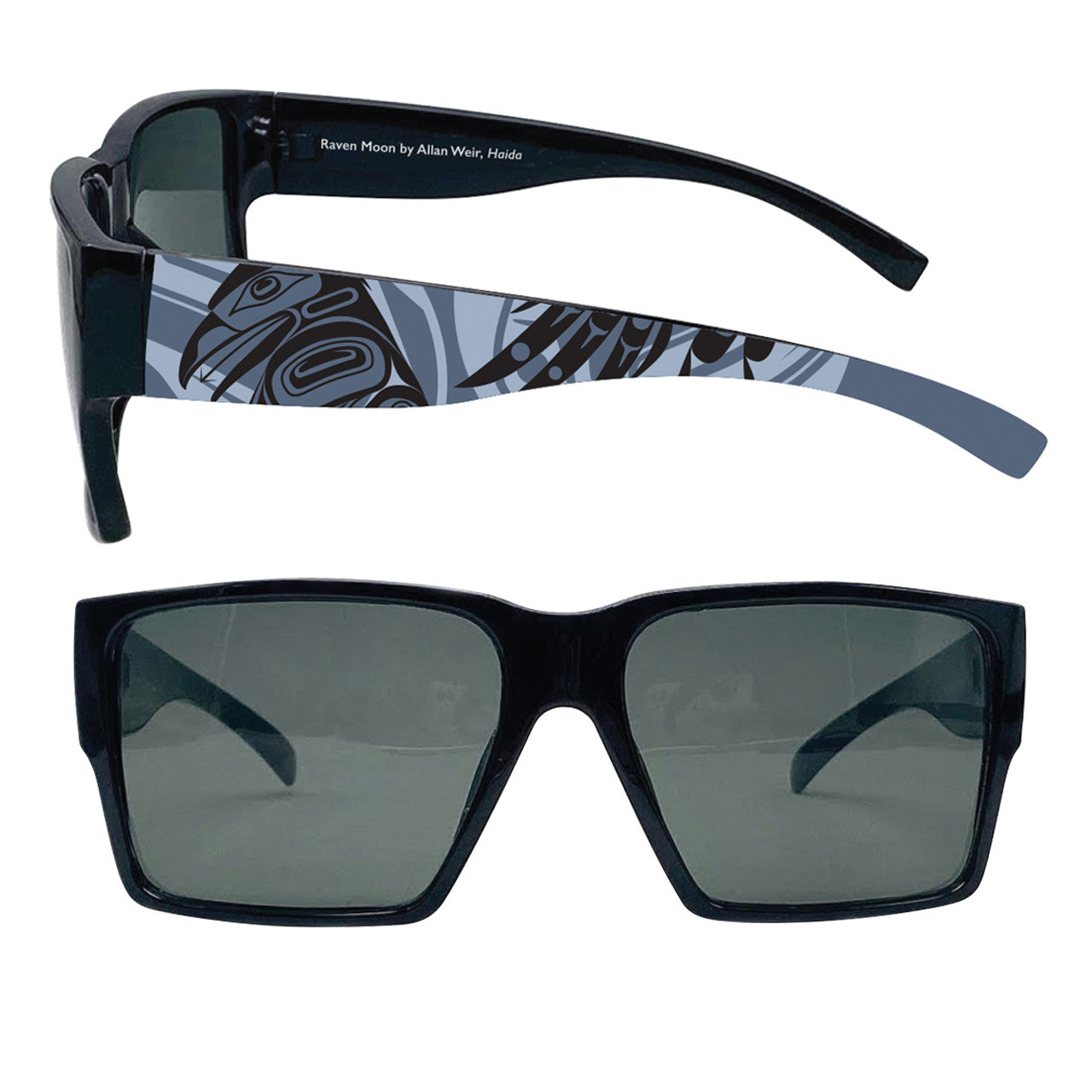 Sunglasses - Square - Navy - Raven Moon