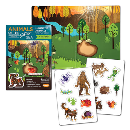 Playset - Magnetic - Animals in the Forest