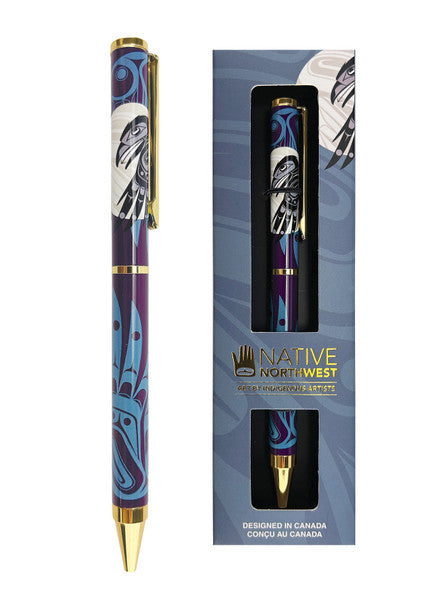 Premium Ballpoint Pen -  Raven Moon