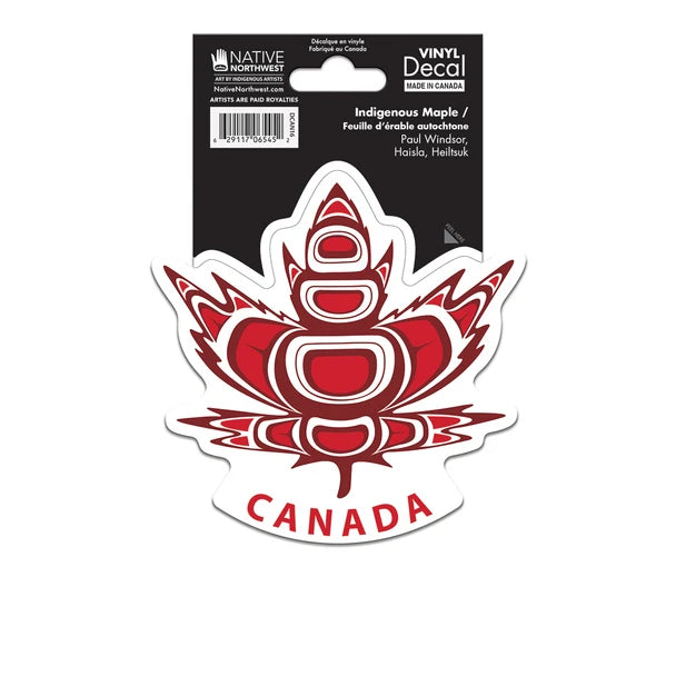 Decal - Indigenous Maple (Canada)